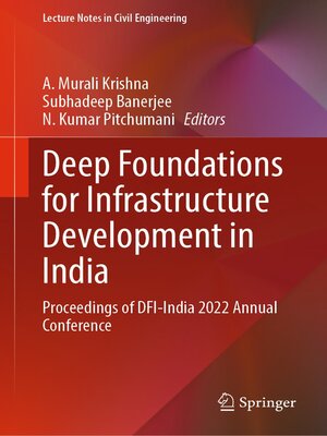 cover image of Deep Foundations for Infrastructure Development in India